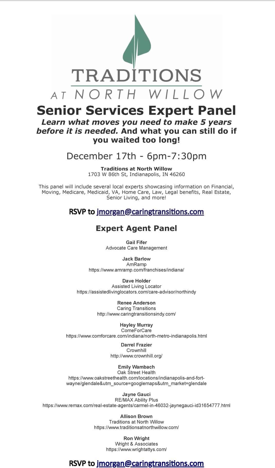 Senior Services Expert Panel