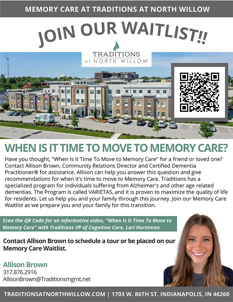 Join Our Memory Care Waitlist!